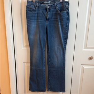 Eddie Bauer Women's Dark Blue Boot Cut Jeans